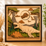 9x 3D Multilayer Scene Bundle Laser Cut File | Wooden Engraved Decor for Glowforge Xtool CNC | Svg Dxf Eps Png Pdf - Image 2