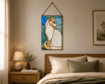 Cathedral Cat Stained Glass Pattern, Elegant Cat Suncatcher Template, Feline Window Art, Digital Download Decor - Image 4