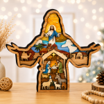 10+ Nativity Designs Bundle 3D Multilayer Laser Cut File | Wooden Christmas Decor for Glowforge Xtool CNC | Svg Dxf Eps Png Pdf - Image 2