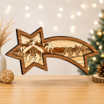 10+ Nativity Designs Bundle 3D Multilayer Laser Cut File | Wooden Christmas Decor for Glowforge Xtool CNC | Svg Dxf Eps Png Pdf - Image 4
