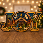 10+ Nativity Designs Bundle 3D Multilayer Laser Cut File | Wooden Christmas Decor for Glowforge Xtool CNC | Svg Dxf Eps Png Pdf - Image 6