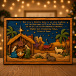 10+ Nativity Designs Bundle 3D Multilayer Laser Cut File | Wooden Christmas Decor for Glowforge Xtool CNC | Svg Dxf Eps Png Pdf - Image 10