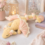 Dreamy Pastel Dragon Crochet Pattern PDF, Cute Dragon Amigurumi Plush Toy, Fantasy Nursery Decor, Digital Download - Image 4