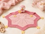 Penguin Lovey Crochet Pattern PDF, Star Baby Security Blanket Pattern, Night Sky Nursery Blanket, Digital Download - Image 6