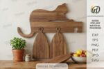 Cutting Boards with Holders Laser Cut Bundle SVG | Wooden Kitchen Board CNC Files | Glowforge xTool Cricut Templates - Image 10
