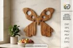 Cutting Boards with Holders Laser Cut Bundle SVG | Wooden Kitchen Board CNC Files | Glowforge xTool Cricut Templates - Image 11