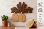 Cutting Boards with Holders Laser Cut Bundle SVG | Wooden Kitchen Board CNC Files | Glowforge xTool Cricut Templates - Image 2