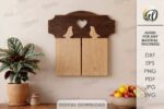 Cutting Boards with Holders Laser Cut Bundle SVG | Wooden Kitchen Board CNC Files | Glowforge xTool Cricut Templates - Image 8