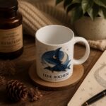 Shark Wizard Mug, Eene Rochen Cup, Ocean Fantasy Coffee Mug - Image 4