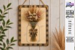 DIY String Art Wall Vase Laser Bundle, String Art Vase SVG, Laser Cut Flower Vase Template, CNC Wall Decor DXF PDF EPS - Image 13