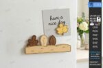 Fridge Magnets SVG Bundle, Laser Cut Refrigerator Magnet Files, Wooden Magnet Templates for Glowforge Cricut CNC - Image 2