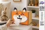 Funny Tissue Box SVG Bundle, Laser Cut Tissue Holder Files, Wooden Tissue Box Cover Templates for Glowforge Cricut CNC - Image 2