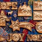 10+ Nativity Designs Bundle SVG | 3D Multilayer Wooden Laser Cut Files | Christmas Nativity Scene Glowforge Xtool Download