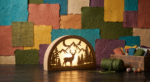 9x Deer Wood Lantern Bundle | 3D Candle Holder SVG Files | Forest Wildlife Night Lamp Glowforge Templates - Image 7