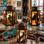 Mystic Animal Wood Lantern Collection | 3D Candle Holder Laser Templates | SVG DXF AI PDF PNG Glowforge Download