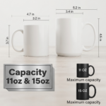 Shark Wizard Mug, Eene Rochen Cup, Ocean Fantasy Coffee Mug - Image 2