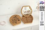 Jewelry Box with Mirror Laser Cut Bundle, SVG DXF Files, Glowforge Jewelry Box, Wooden Storage Box, Laser Cutting Template, CNC Plans - Image 4
