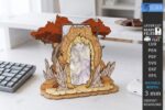 Magic Mirror Phone Stand SVG Bundle, Laser Cut Wooden Phone Holder Files, Glowforge Cricut CNC DIY Templates - Image 11