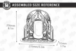 Magic Mirror Phone Stand SVG Bundle, Laser Cut Wooden Phone Holder Files, Glowforge Cricut CNC DIY Templates - Image 8