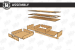 Monitor Stand Riser Laser Cut Bundle SVG | Wooden Desk Organizer CNC Files | Glowforge xTool Cricut Templates - Image 14