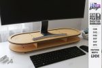 Monitor Stand Riser Laser Cut Bundle SVG | Wooden Desk Organizer CNC Files | Glowforge xTool Cricut Templates - Image 3