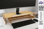 Monitor Stand Riser Laser Cut Bundle SVG | Wooden Desk Organizer CNC Files | Glowforge xTool Cricut Templates - Image 5