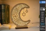 Moon Nightlight Lamp SVG Bundle, Laser Cut Wooden Night Light Files, 3D Moon Lamp for Glowforge Cricut CNC DXF EPS PNG - Image 6