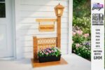 Outdoor Welcome Sign Planter Laser Cut Bundle SVG DXF EPS | Porch Welcome Sign Files for Glowforge Cricut CNC | DIY Wooden Planter Decor - Image 11