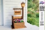 Outdoor Welcome Sign Planter Laser Cut Bundle SVG DXF EPS | Porch Welcome Sign Files for Glowforge Cricut CNC | DIY Wooden Planter Decor - Image 7