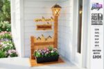 Outdoor Welcome Sign Planter Laser Cut Bundle SVG DXF EPS | Porch Welcome Sign Files for Glowforge Cricut CNC | DIY Wooden Planter Decor - Image 8