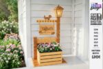 Outdoor Welcome Sign Planter Laser Cut Files, Porch Welcome Sign SVG, Wooden Planter Box, Glowforge SVG Bundle, Farmhouse Decor - Image 9
