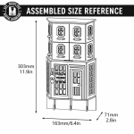 House Shaped Organizer Laser Cut Bundle, Wooden Home Storage Box SVG, Desk Organizer CNC Template, DXF PDF EPS Files - Image 4