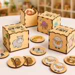 Kids Memory Game SVG Bundle, Animal Matching Game Laser Cut Files, Montessori Memory Match, Printable Toddler Learning Activity