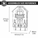 House Shaped Organizer Laser Cut Bundle, Wooden Home Storage Box SVG, Desk Organizer CNC Template, DXF PDF EPS Files - Image 3