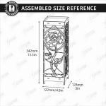 Stained Glass Floor Lamp Laser Cut Bundle, Decorative Lamp SVG, Wooden Floor Light CNC Template, DXF PDF EPS Files - Image 18