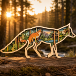 Fox SVG 3D Layered Mandala, Woodland Animal Cut File, Glowforge Laser Cut 6 Layer - Image 2
