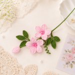 Clematis Flower Crochet Pattern PDF, Crochet Flower Stem, Floral Home Decor, Botanical Amigurumi Gift - Image 2