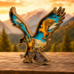 Eagle SVG, Bald Eagle SVG, 3D Layered Mandala, Laser Cut File - Image 3