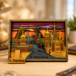 St Petersburg SVG, 7 Layer Historic City Laser File - Image 2