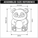 Wooden Animal Toy Laser Cut Bundle, Montessori Animal Puzzle SVG, Kids Rolling Toy CNC Template, DXF PDF EPS - Image 8