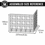 Wall Corner Key Holders Laser Cut Bundle, Wooden Corner Key Rack SVG, Entryway Organizer CNC Template, DXF PDF EPS - Image 8