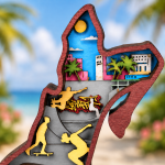 Skateboarding SVG 3D Layered Silhouette, Skater Extreme Sports Cut File - Image 4
