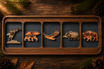 Layered Wood Nature Collection SVG Bundle | Bear Deer Owl Eagle Bison Duck Goose Wolf | 3D Laser Cut Files for Glowforge, LightBurn, CNC - Image 2