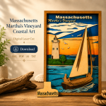 Massachusetts SVG 3D, 5 Layers, Plywood Cut File