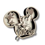 Cartoon Mouse Head 3D Multilayer Laser Cut File Bundle | Wooden Home Decor Ornament for Glowforge Xtool CNC | SVG DXF AI - Image 5