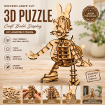 Daisy Cartoon 3D Wood Puzzle Laser Cut