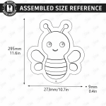 Animal LED Night Light Laser Cut Bundle, Wooden Animal Lamp SVG, Nursery Night Light CNC Template, DXF PDF EPS Files - Image 15