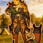 Dog Training SVG, 3D Layered Pet, Glowforge Laser Cut 7 Layer - Image 4