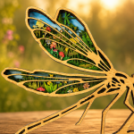 Dragonfly SVG, 3D Layered Mandala, Insect Cut File, Glowforge Laser Art - Image 3