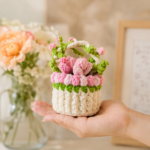Tulip Basket Crochet Pattern PDF, Tulip Flower Basket Pattern, Crochet Flower Basket, DIY Floral Gift, Beginner Crochet Pattern - Image 5